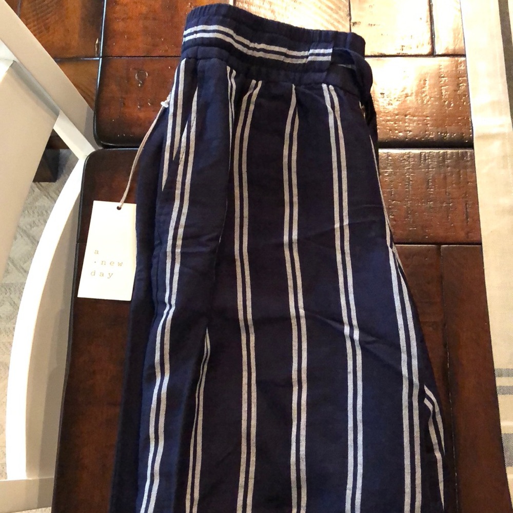 Striped boho pant.